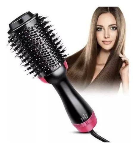 Cepillo Secador Alisador De Pelo Cabello Electrico 1200 W Om 0
